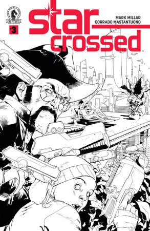 STAR-CROSSED #3 CVR B IMMONEN B&W VARIANT