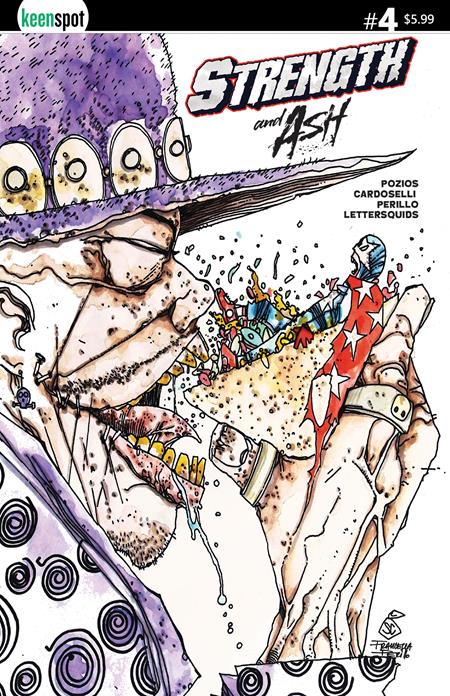 STRENGTH & ASH #4 CVR B STEFANO CARDOSELLI FRANCESCA PERILLO TACOS VARIANT