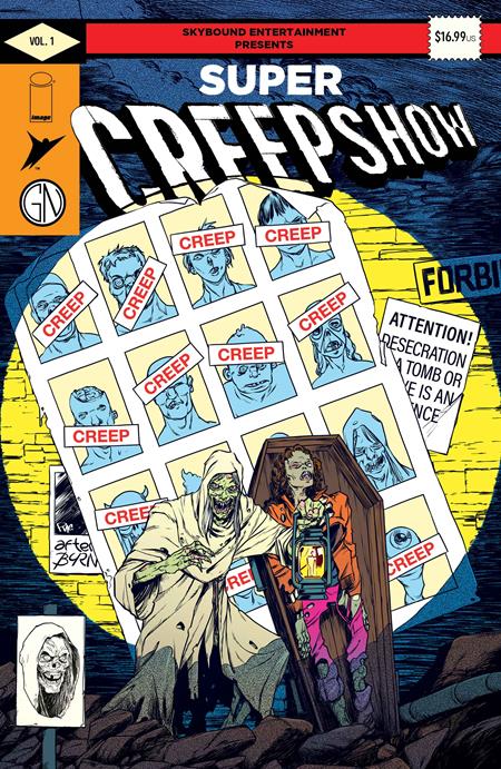 SUPER CREEPSHOW DIRECT MARKET EXCLUSIVE PYE PARR CVR TRADE PAPERBACK