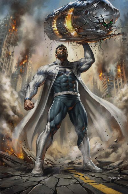 SUPERMAN FATHER OF TOMORROW #3 (OF 6) CVR C LUCIO PARRILLO CARD STOCK VARIANT