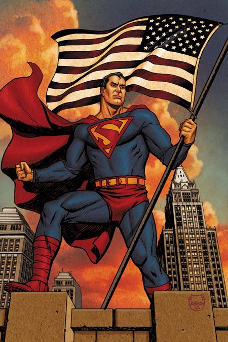 SUPERMAN THE STRANGER #1 (OF 6) CVR B DAVE JOHNSON CARD STOCK VARIANT