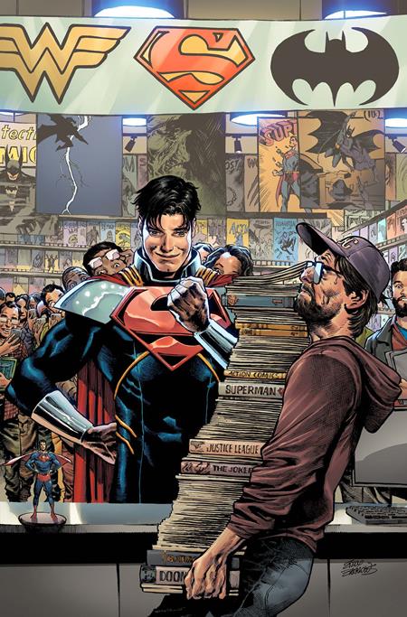 SUPERMAN #40 CVR D EDDY BARROWS CARD STOCK VARIANT