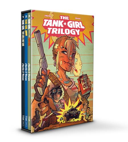 TANK GIRL TRILOGY TRADE PAPERBACK SLIPCASE SET REGULAR EDITION BRETT PARSON