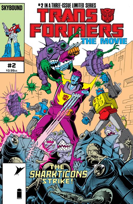 TRANSFORMERS THE MOVIE 40TH ANNIVERSARY EDITION #2 (OF 3) CVR B DON PERLIN & IAN AKIN & BRIAN GARVEY VARIANT