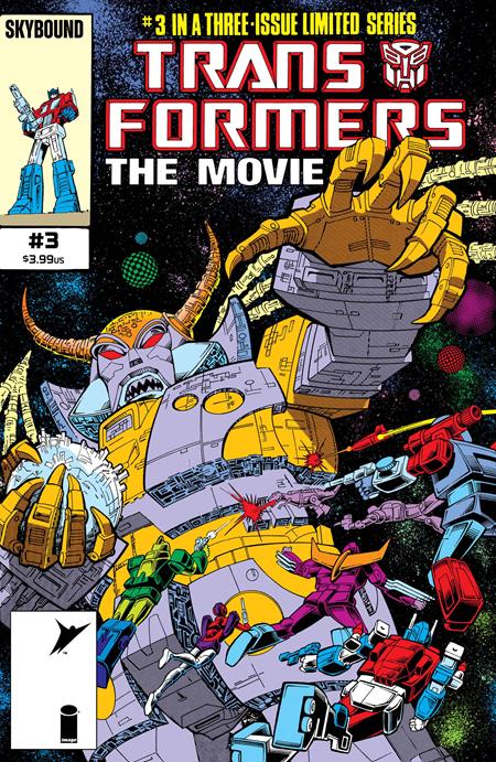 TRANSFORMERS THE MOVIE 40TH ANNIVERSARY EDITION #3 (OF 3) CVR B DON PERLIN & IAN AKIN VARIANT