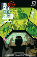Comic book cover titled 'The Guy in the Chair' with green and black color scheme.