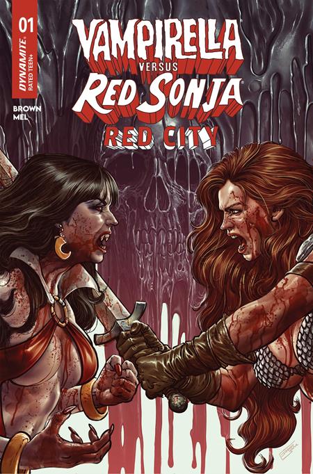 VAMPIRELLA VS RED SONJA RED CITY #1 CVR B DIEGO YAPUR VARIANT
