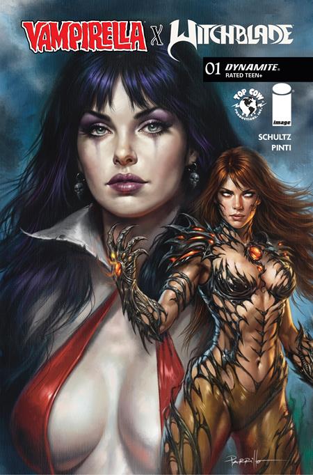 VAMPIRELLA X WITCHBLADE SPECIAL #1 (ONE SHOT) CVR B LUCIO PARRILLO VARIANT
