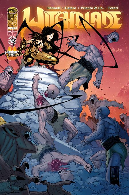 WITCHBLADE #25 CVR C PAT BOUTIN & STEVE FIRCHOW CONNECTING WITCHBLADE TEAM UP VARIANT