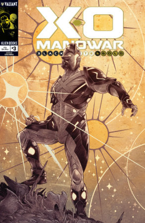 X-O MANOWAR BLACK, WHITE & GOLD #3 CVR A MERLI