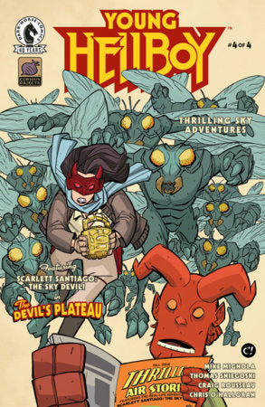 YOUNG HELLBOY THRILLING SKY ADVENTURES #4 CVR A ROUSSEAU