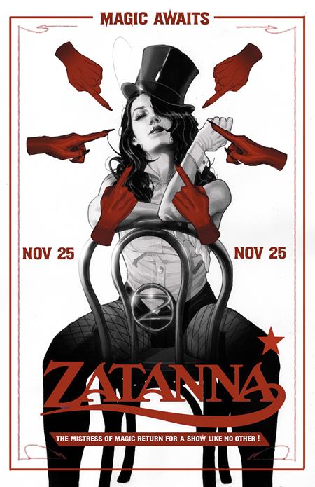 ZATANNA (2026) #8 CVR B JOSHUA SWAY SWABY CARD STOCK VARIANT
