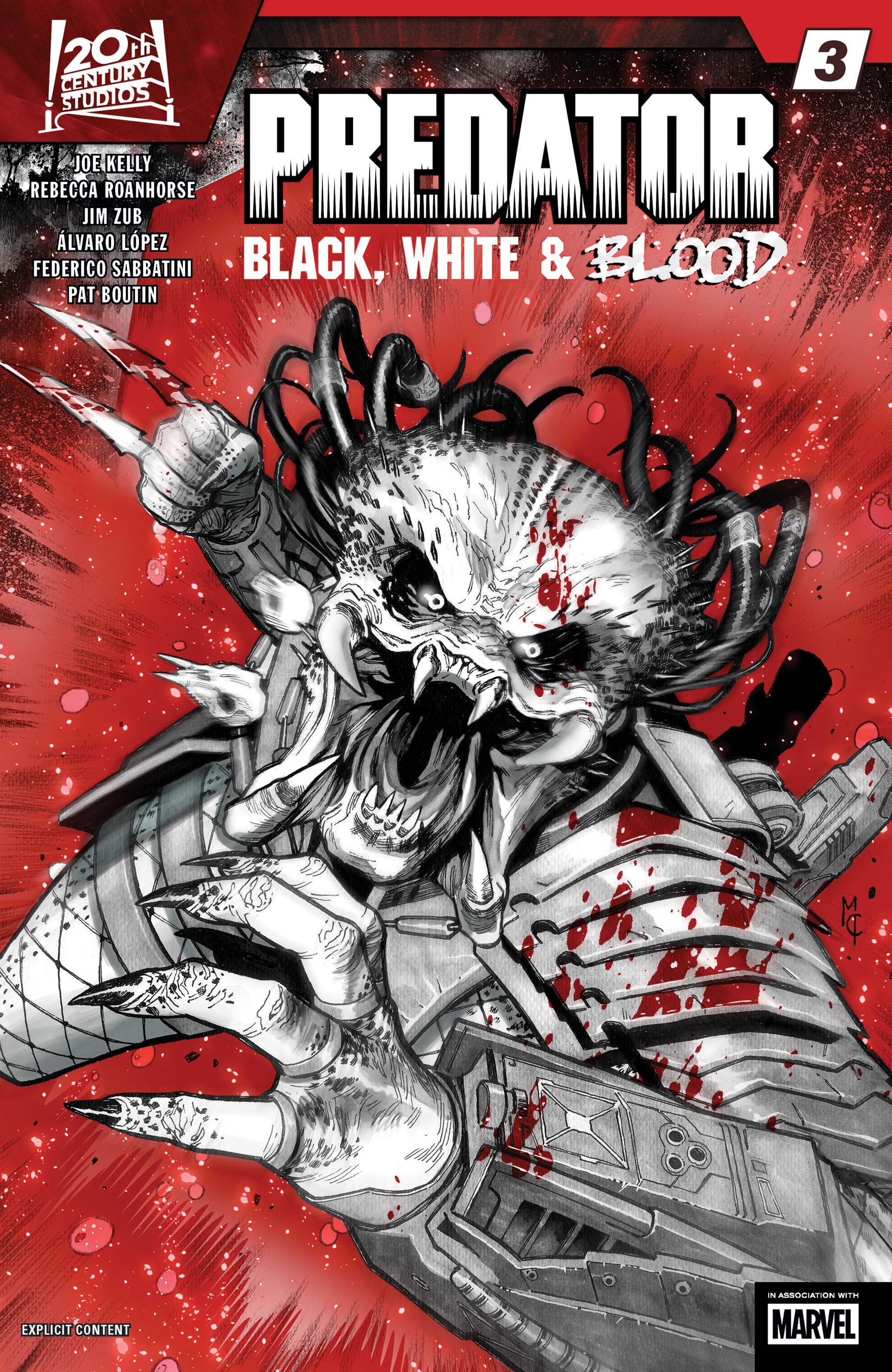 Predator: Black, White & Blood (2025) #3